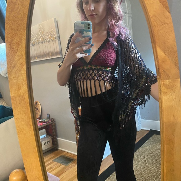 Disco Lemonade Rhiannon shawl - Picture 4 of 5